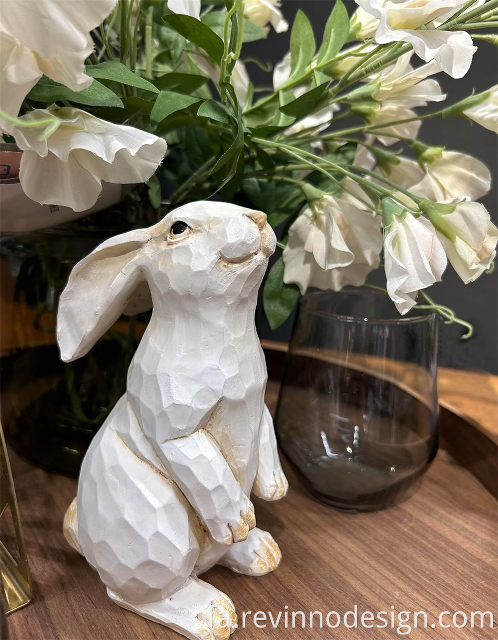 ceramic bunny figurines